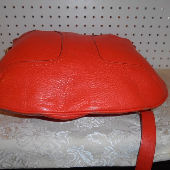 TORY BURCH AMALIE LGE ORA LEATHER CROSSBDY HANDBAG - Picture 5 of 7